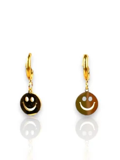 Pendientes cara sonriente