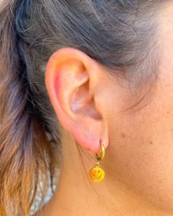 Pendientes cara sonriente