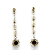 Pendientes cascada perlas