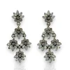 Pendientes flores blancas
