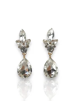 Pendientes gota brillantes