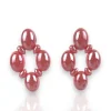 Pendientes rombo rosa