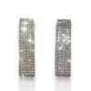 Pendientes tiras cascada plata