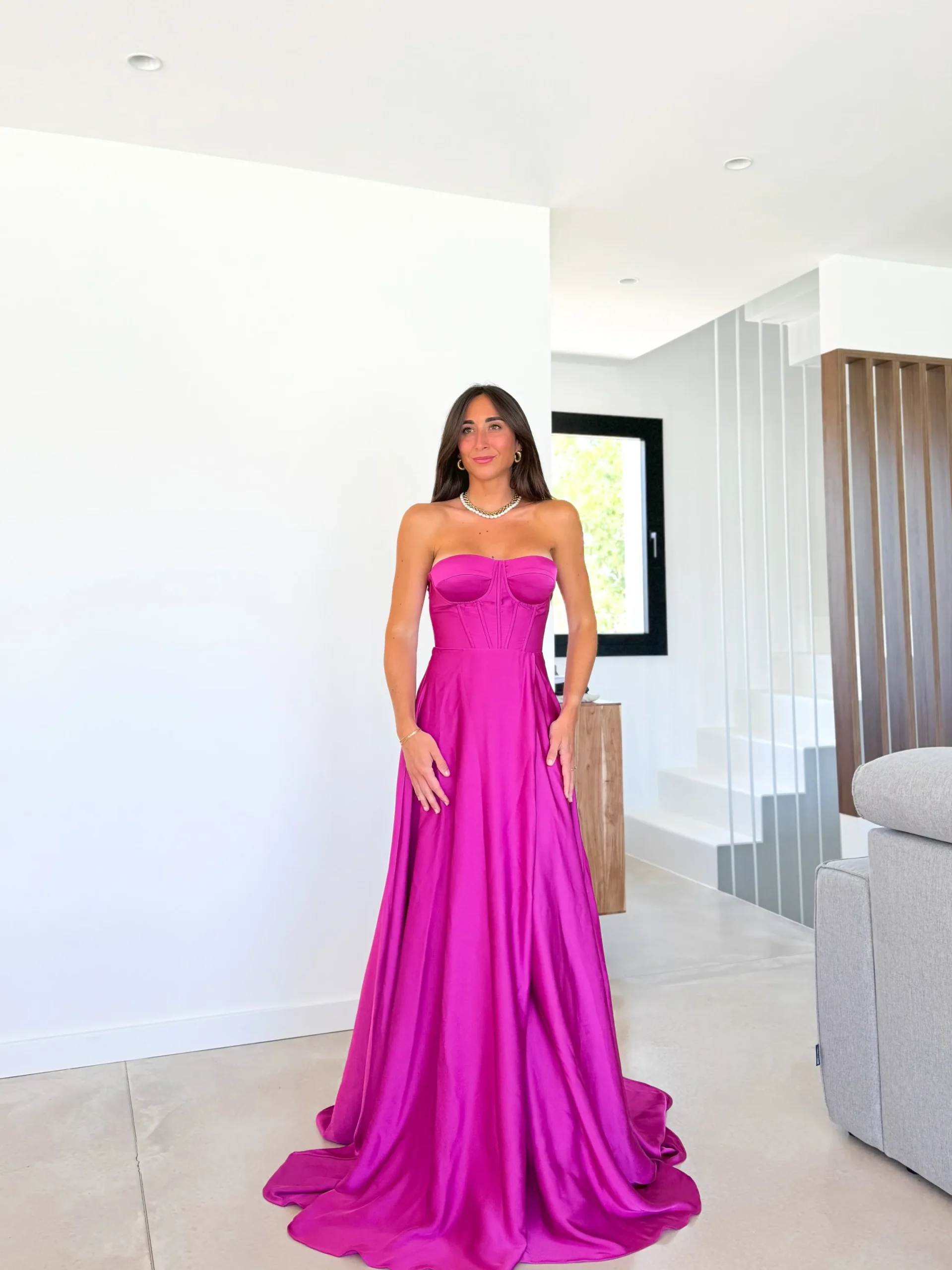 Vestido corse palabra cereza