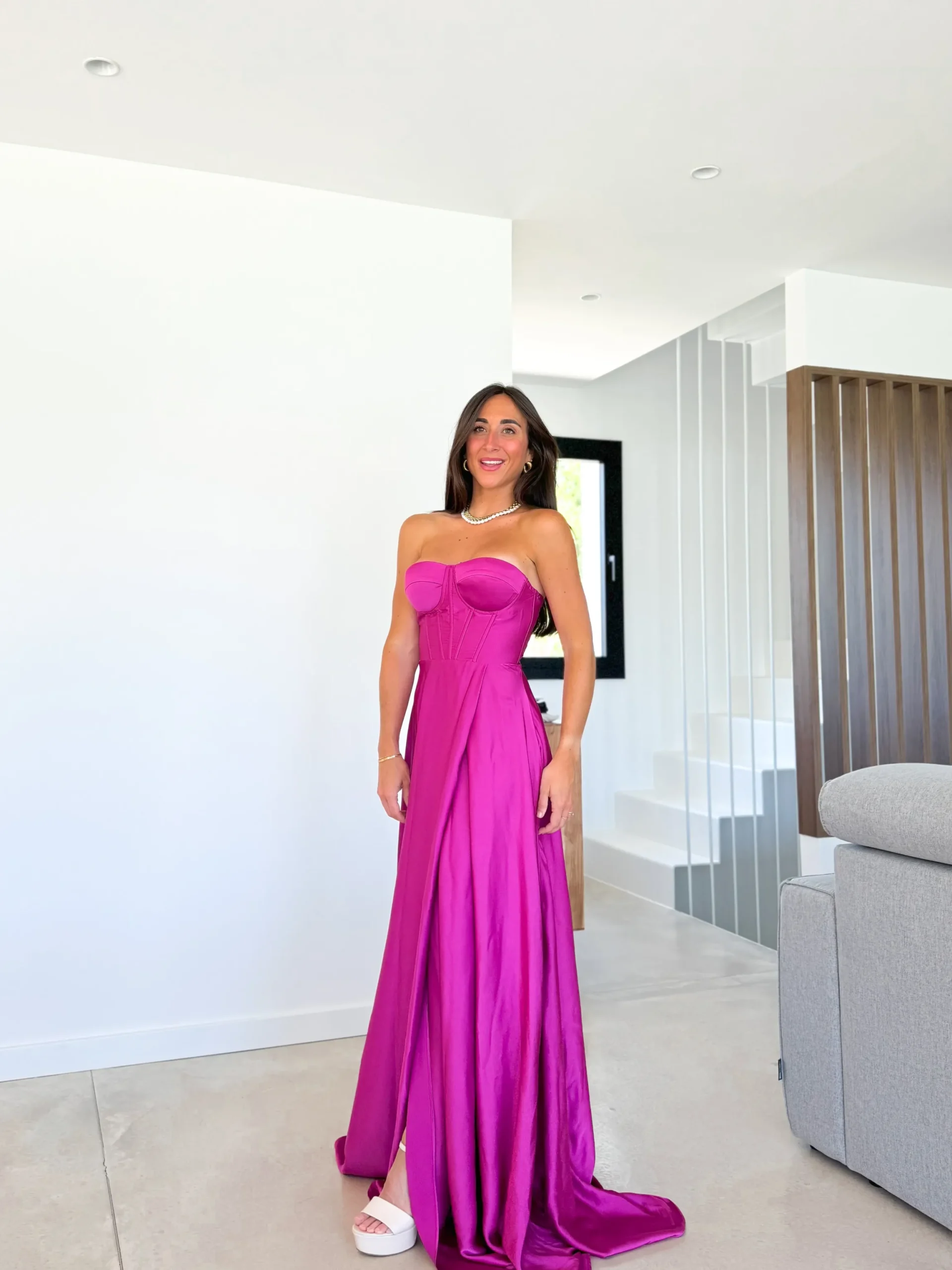 Vestido corse palabra cereza
