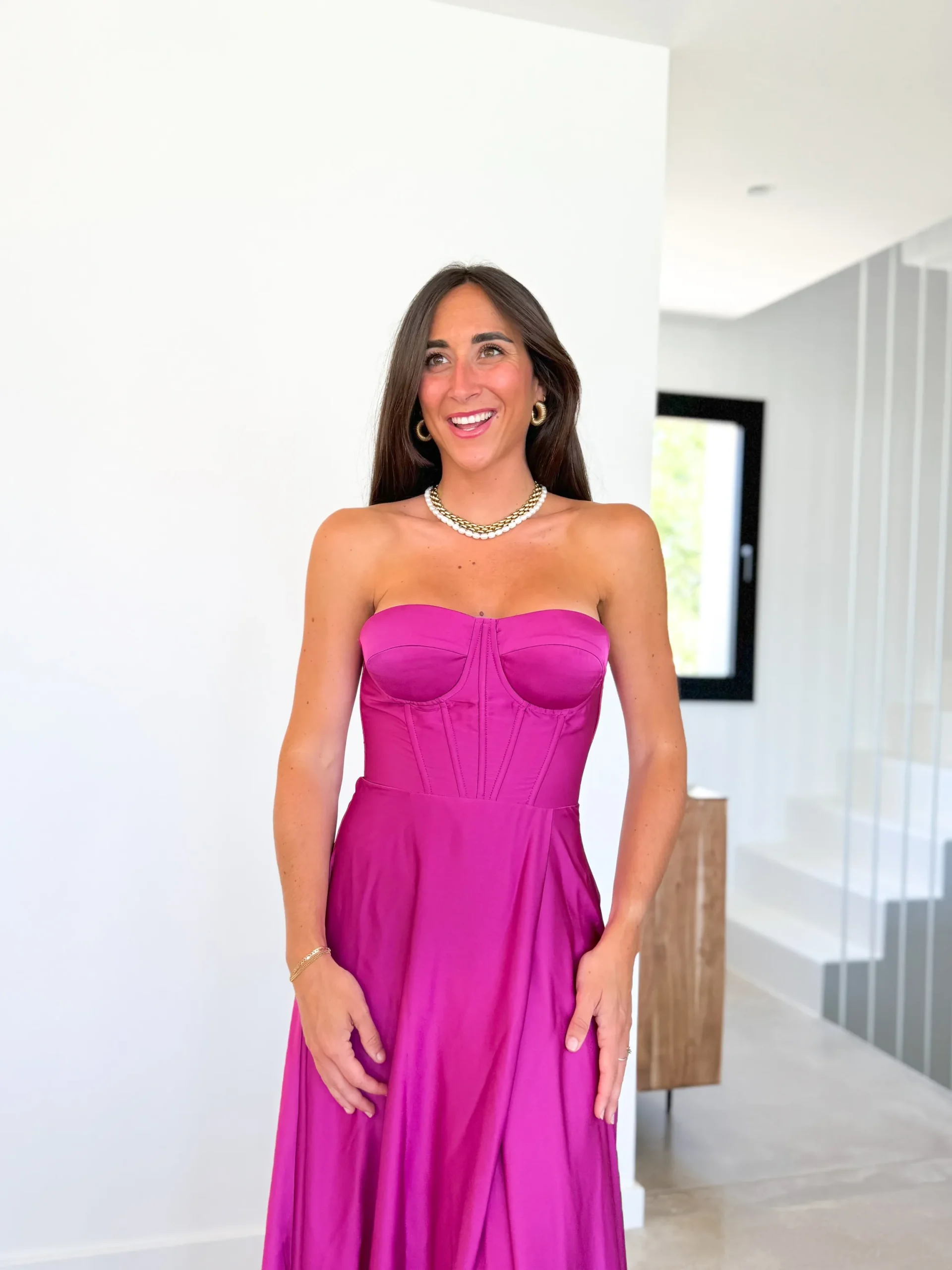 Vestido corse palabra cereza