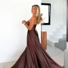 Vestido corse palabra chocolate