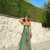 Vestido corse palabra oliva