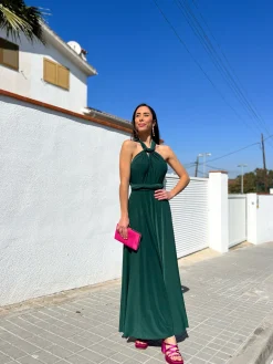 Vestido largo multi botella