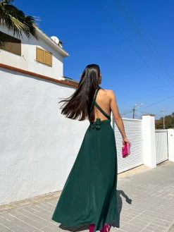 Vestido largo multi botella