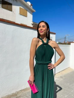 Vestido largo multi botella