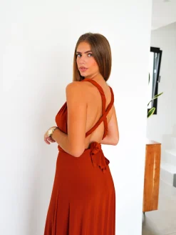 Vestido largo multi caldera