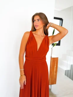 Vestido largo multi caldera