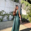 Vestido tulle pico botella