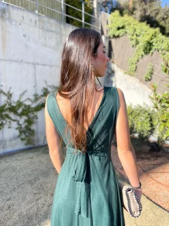 Vestido tulle pico botella