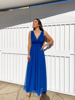 Vestido tulle pico klein