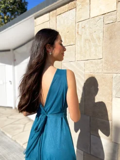 Vestido tulle pico pursia